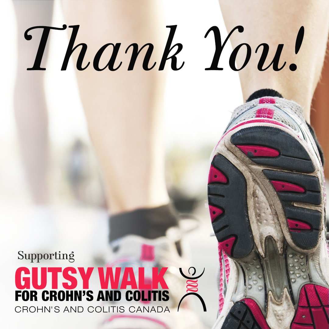 Crohn’s & Colitis Walk Thank You!